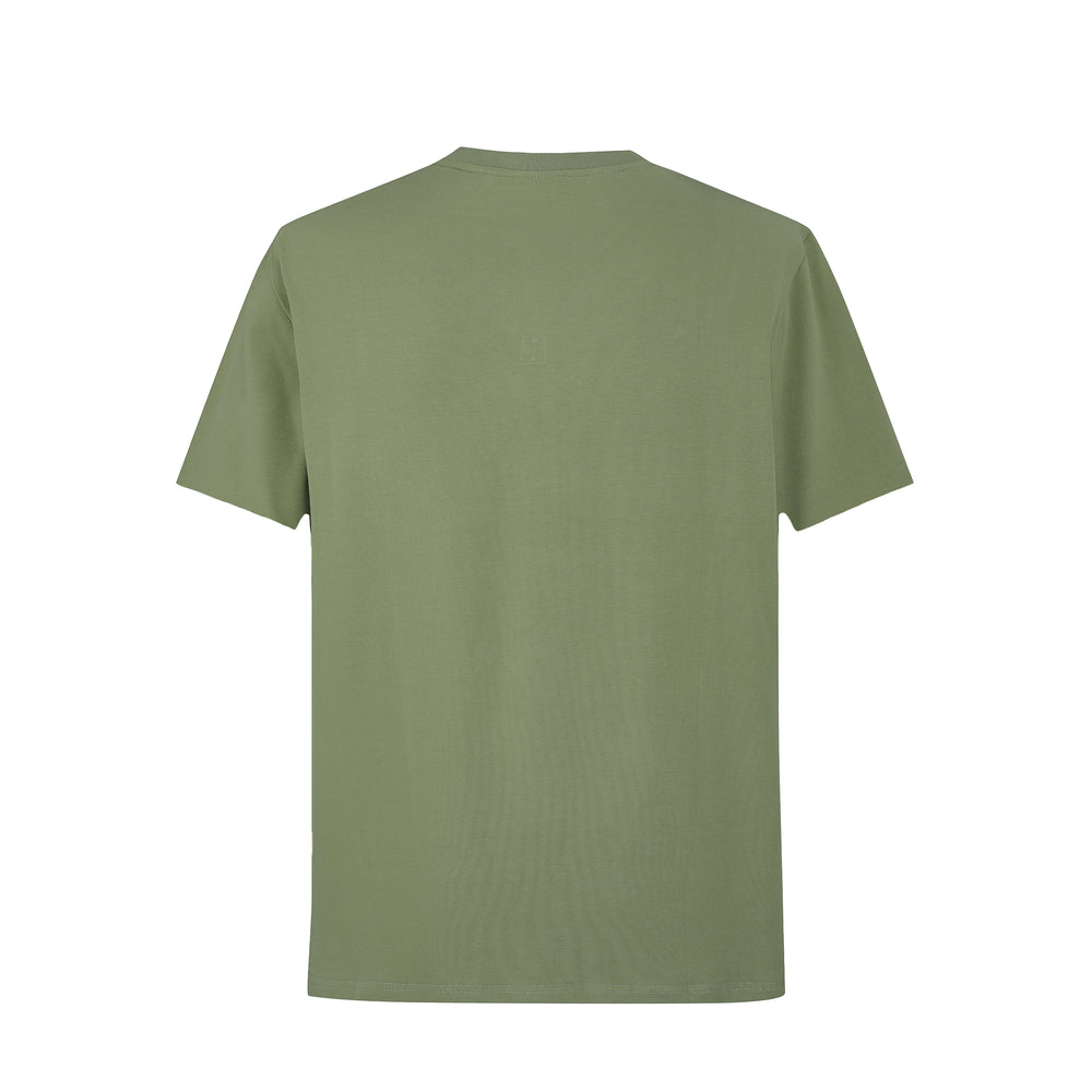 Camiseta 826001 Básica Verde — foto 3