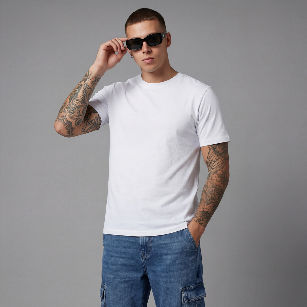 Camiseta 826001 Básica Blanca — foto 4