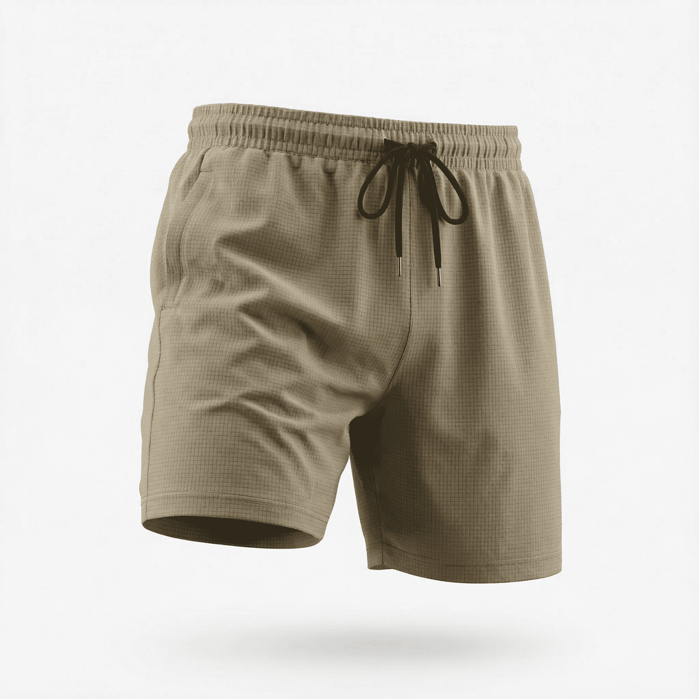 Pantaloneta Deportiva PAN08 Básica Crema