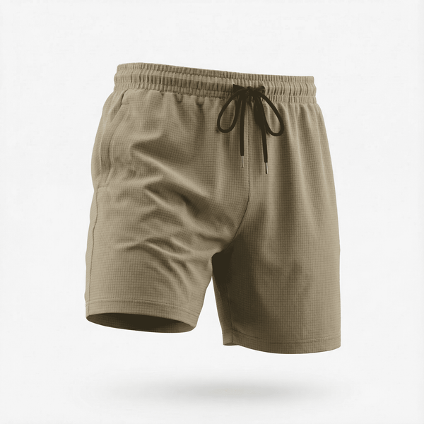 Pantaloneta Deportiva PAN08 Básica Crema