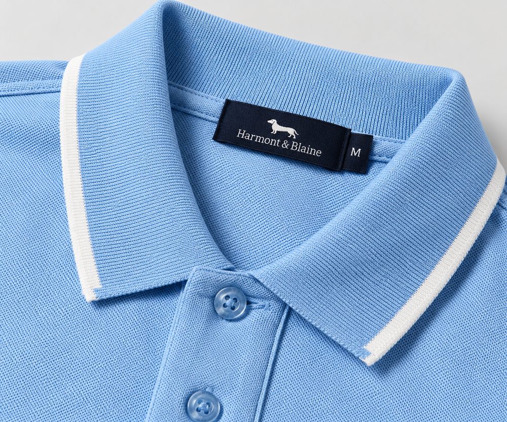 Camiseta 918053 Polo Azul Claro — foto 4