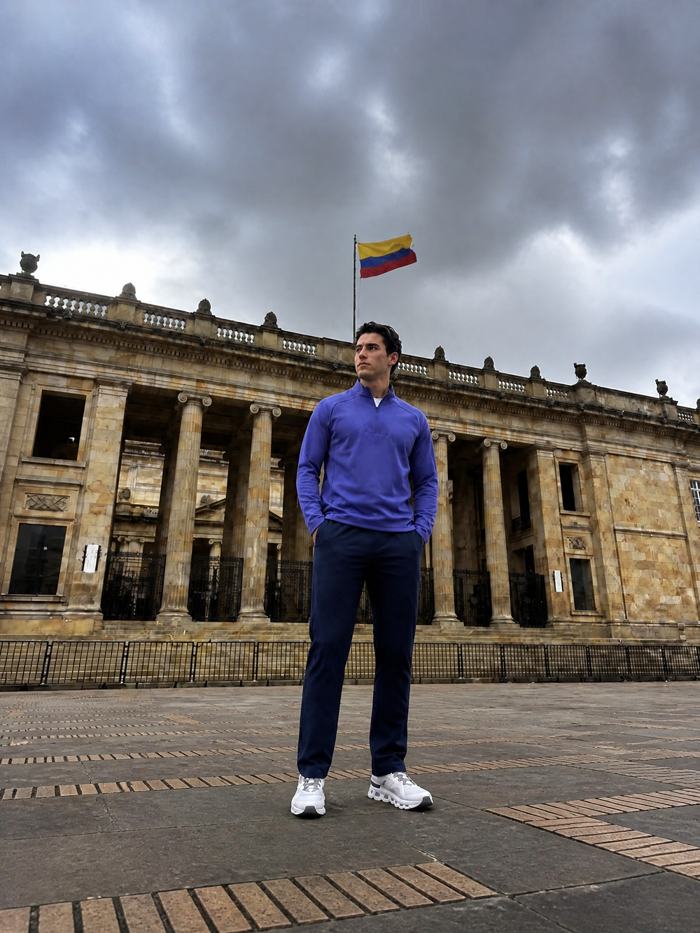 Sudadera 26D014 Azul Oscuro