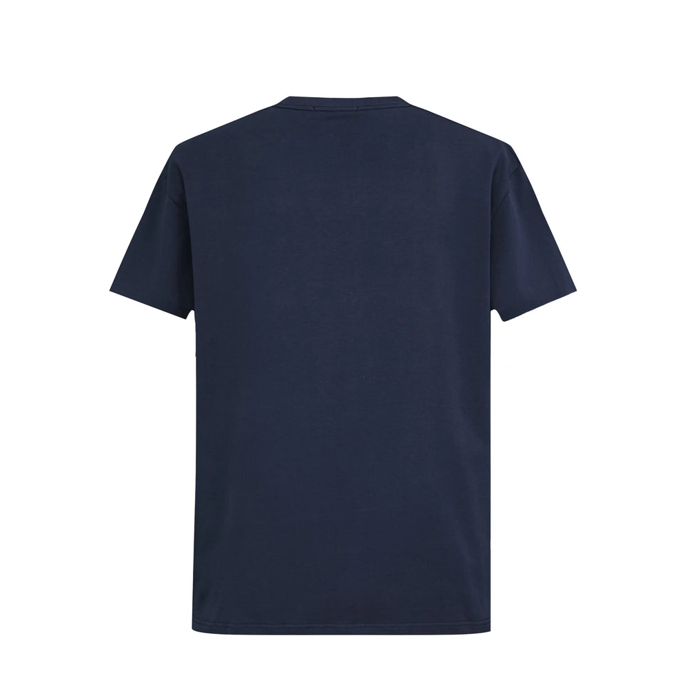 Camiseta 826001 Básica Azul Oscuro — foto 3