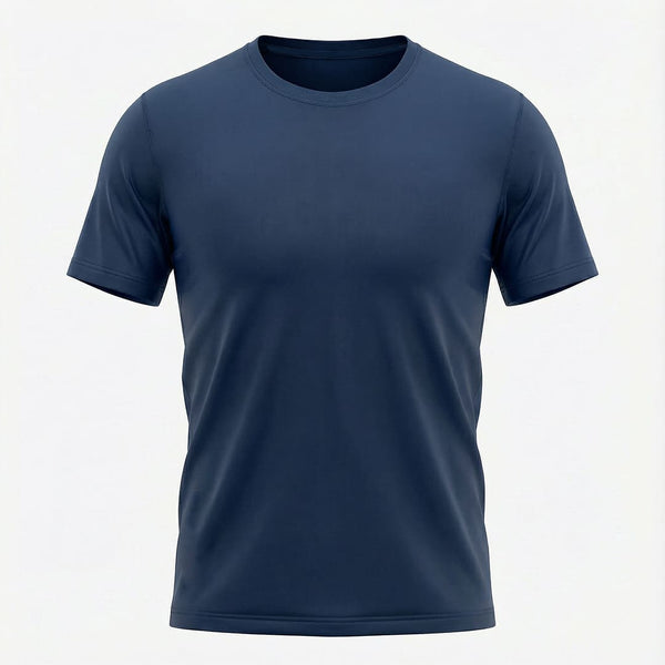 Camiseta Deportiva CAM12 Básica Azul Oscuro